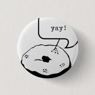 Krapfen-Knopf Button