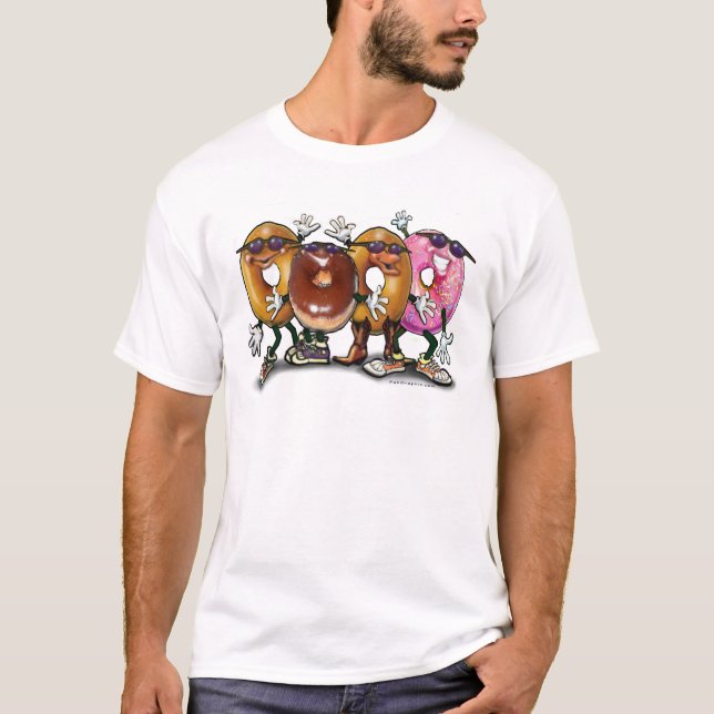 Krapfen-Party T-Shirt (Vorderseite)