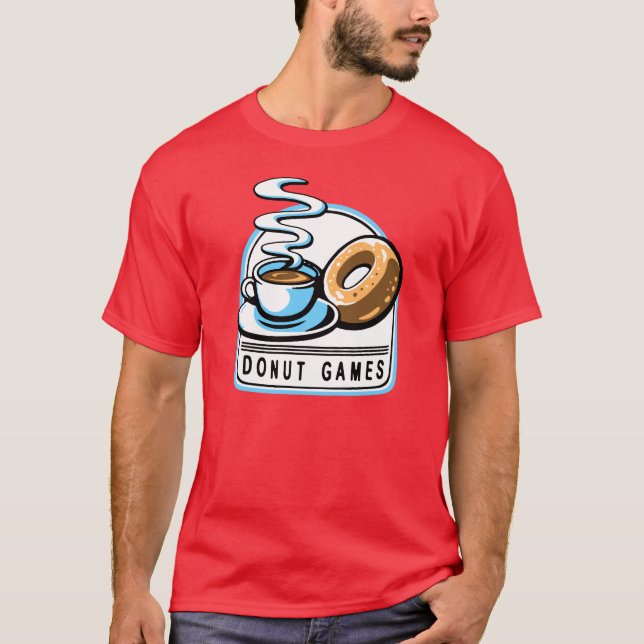 Krapfen-Spiel-T - Shirt (Vorderseite)