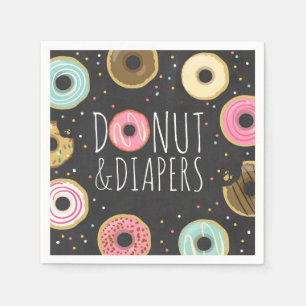Krapfen-und Windeln Papierservietten-Baby Serviette