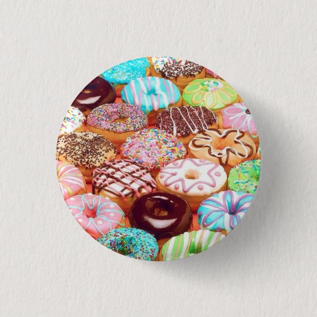 Krapfenkunstentwurf Button (Vorderseite)