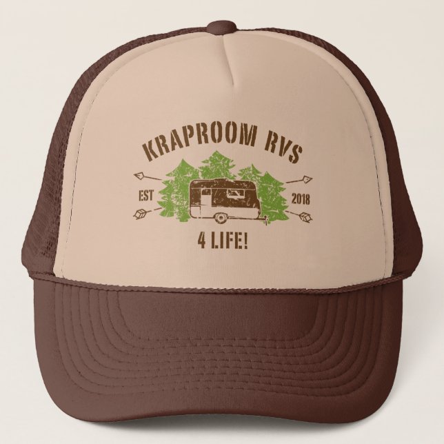 Kraproom RVS casquette des 4 vies - version 2 (Devant)