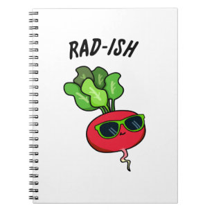 Krass-Funny Veggie Radish Pun Notizblock