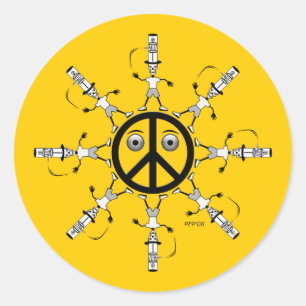 Krass Hatter #1 Runder Aufkleber