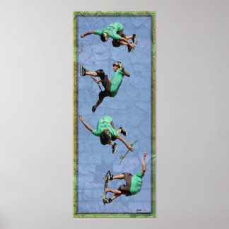Krass Skate Air, Copyright Karen J Williams Poster