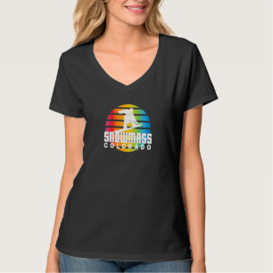Krass Snowboard Retro Sun Snowboarder Snowmassenfa T-Shirt