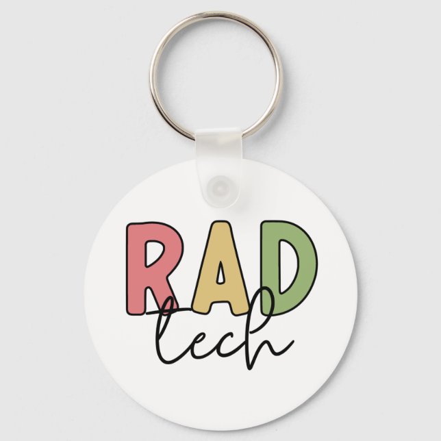 Krass Tech Radiologiologist Radiologie Schlüsselanhänger (Vorderseite)