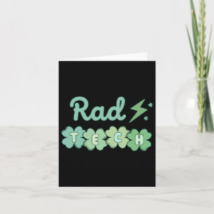 Krass Tech St Patricks Day Xray Irish Lucky Radiol Karte