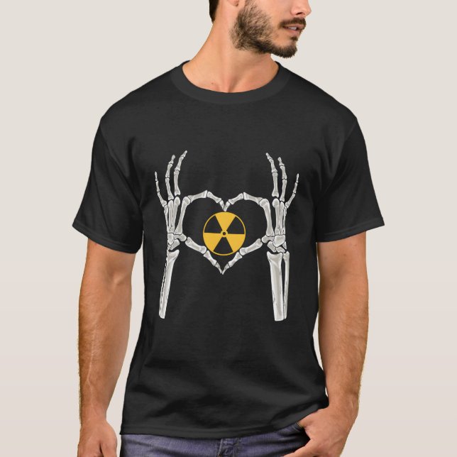 Krass Tech X Ray Skeleton Radiology Student Techni T-Shirt (Vorderseite)