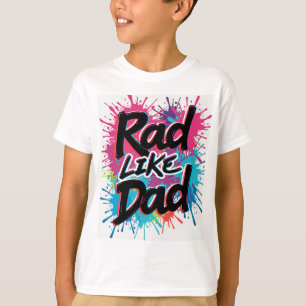 Krass wie Vater Shirt Retro Kleinkind Vatertag T-S