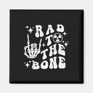 Krass zum Knocheleton-Rock-HandHalloween Magnet
