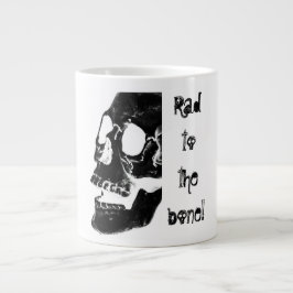 "Krass zum Knochen!" mit dem menschlichen Schädel Jumbo-Tasse