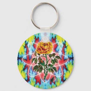 Krasse Krasse Rose Schlüsselanhänger