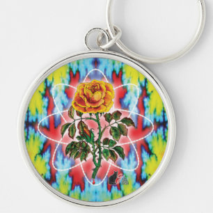 Krasse Krasse Rose Schlüsselanhänger