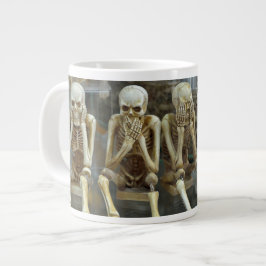 Krasse Lehrer hören kein Böse, sprechen kein Böse, Jumbo-Tasse