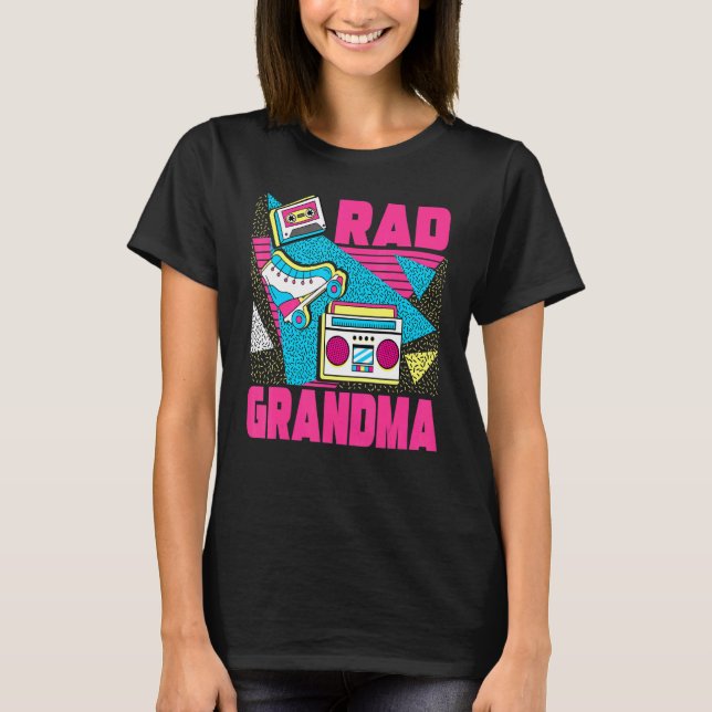 Krasse Oma 90er Jahre ästhetische Nostalgie Retro  T-Shirt (Vorderseite)