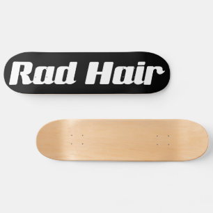 Krasse Schwarz-Weiß-Typografie in kundenspezifisch Skateboard