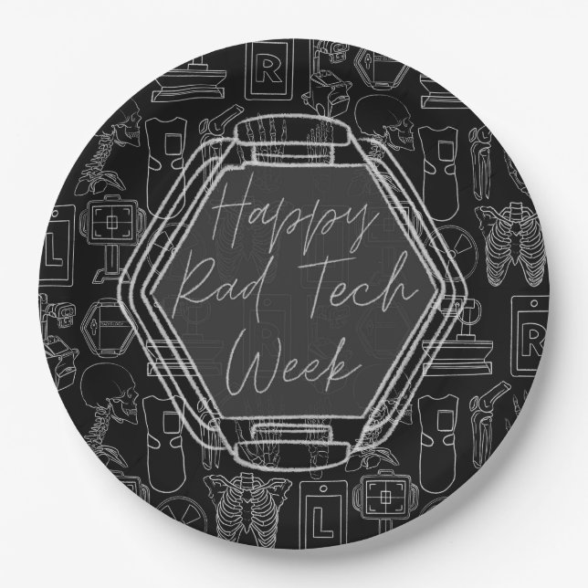 Krasse Tech-Woche Pappteller (Vorderseite)