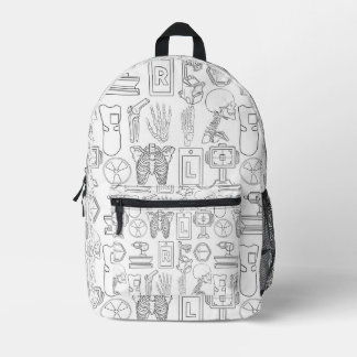 Krasse Technik Bedruckter Rucksack