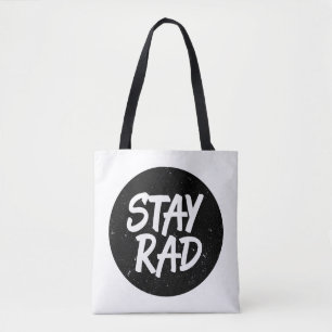 Krasse Typografie bleibe Tasche