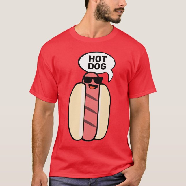 Krasser Hot Dog T-Shirt (Vorderseite)