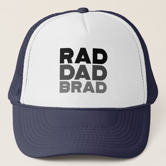 Krasser Vater Brad Truckerkappe (Vorderseite)