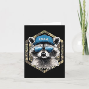 Krasser Vater Camouflage Vater Retro Vatertag Funn Karte