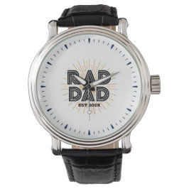 Krasser Vater Kid's Geschenk an Vaterweiße Typogra Armbanduhr