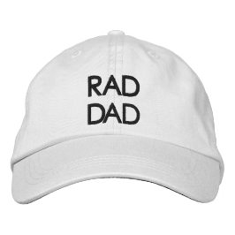Krasser Vater Schwarz-Brauch minimalistisch modern Bestickte Baseballkappe