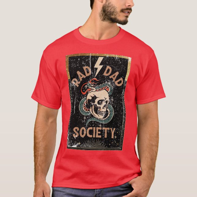 Krasser Vater Society Cool Vater Club Vater Leben  T-Shirt (Vorderseite)