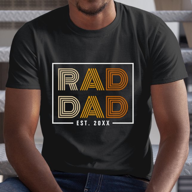 Krasser Vater T-Shirt (Retro Rad Dad T-Shirt)