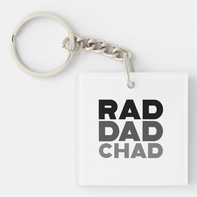 Krasser Vater Tschad Schlüsselanhänger (Vorderseite)