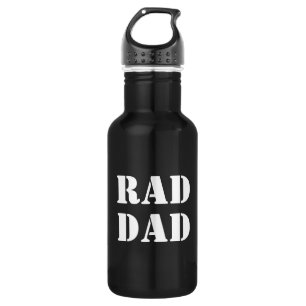 Krasser Vater Weiß & Schwarz Moderne Typografie co Edelstahlflasche