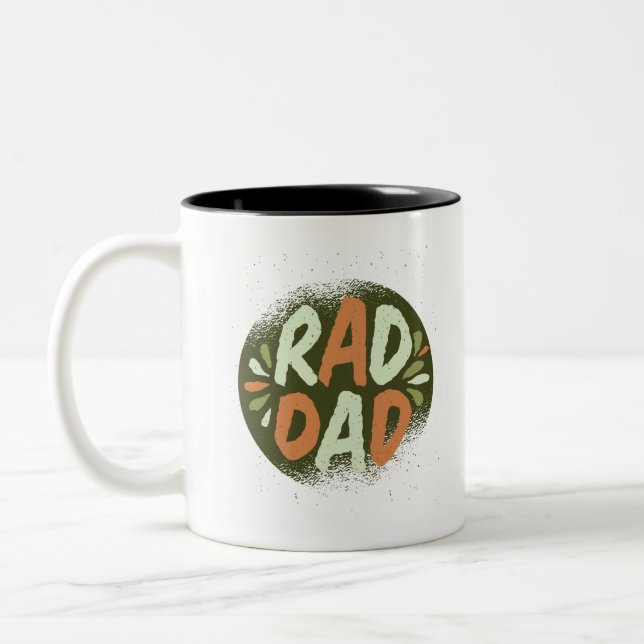 Krasser Vater Zweifarbige Tasse (Links)