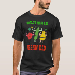 Krasser, VEGANER VATER Gemüse, die Muskeln überzie T-Shirt