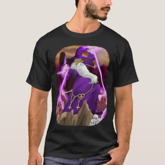 Krasses Gesichts-schmelzender Zauberer T-Shirt