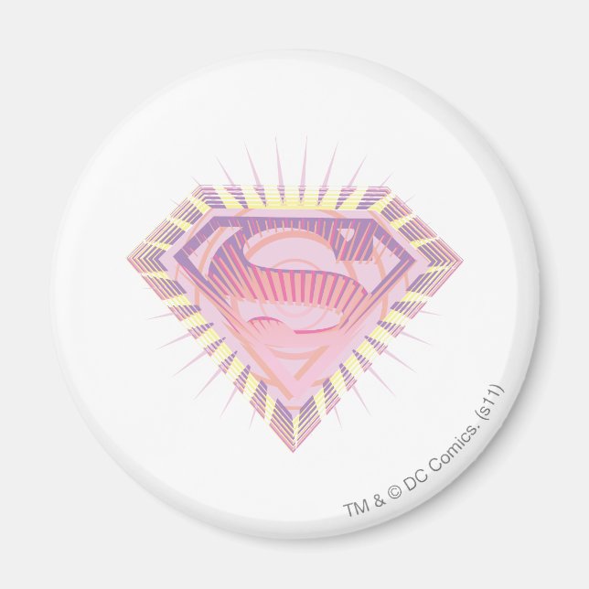 Krasses Supergirl-Logo Magnet (Vorne)