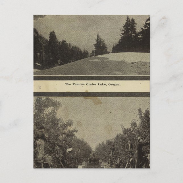 Krater am Lago Maggiore Postkarte (Vorderseite)