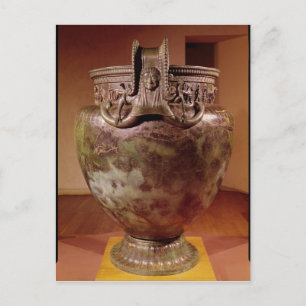 Krater, aus dem Grab einer Prinzessin von Vix Postkarte