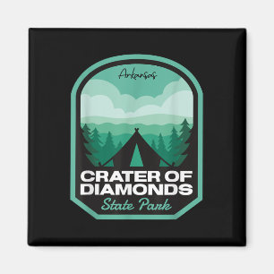 Krater der Diamanten State Park Ar Camping Magnet