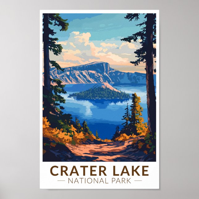 Krater Der Mensch und die Weintrauben Nationalpark Poster (Vorne)