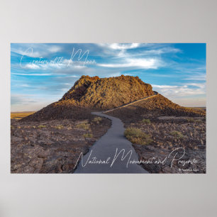 Krater des Mondes National Monument und Schutzgebi Poster