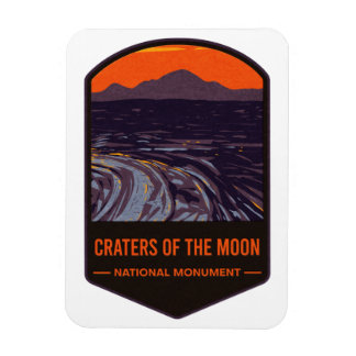 Krater des Mondmond-Nationaldenkmals Magnet