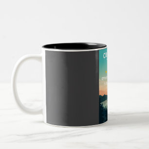 Krater Lake National Ein-Sterne-Test Untergrundpar Zweifarbige Tasse