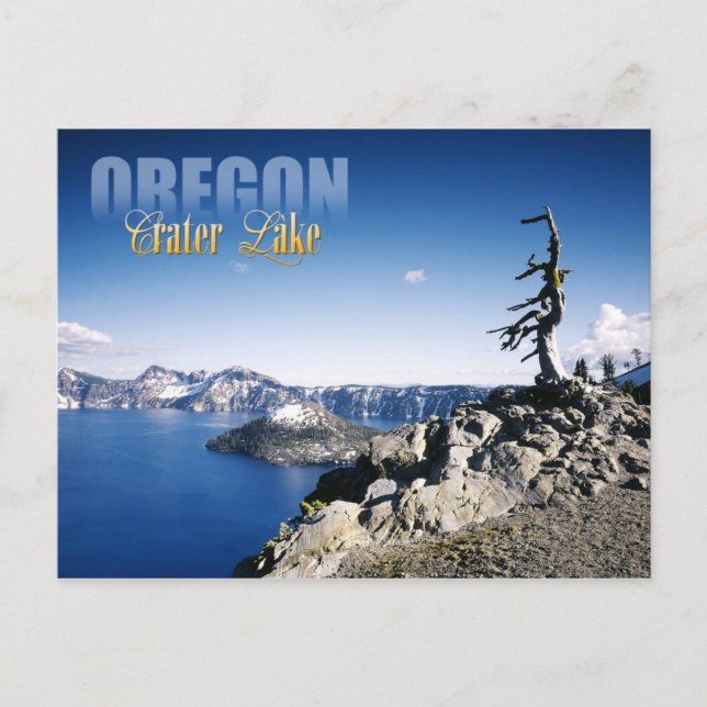 Krater Lake National Park, Oregon Postkarte (Vorderseite)