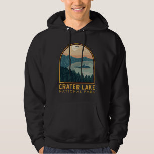 Krater Lake Nationalpark Vintages Emblem Hoodie