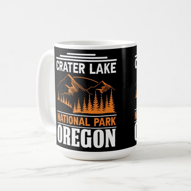Krater Lake Oregon Kaffeetasse (Vorderseite Links)