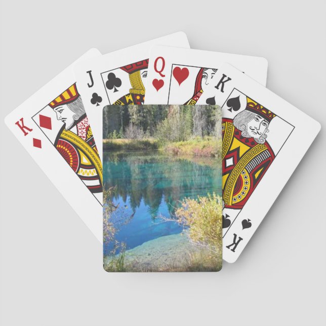 Krater Lake Oregon Spielkarten (Rückseite)