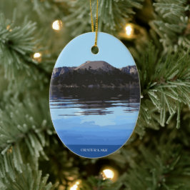 Krater Nationalpark California Keramik Ornament