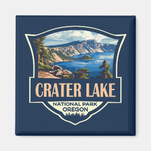 Krater Nationalpark California Parco Tassino Abzei Magnet